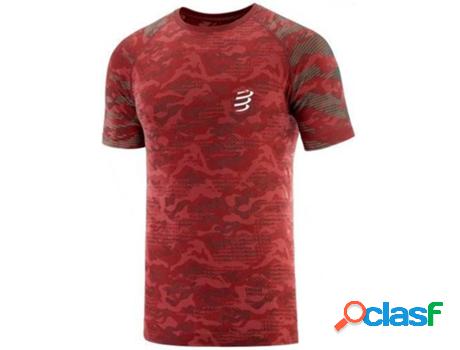 Camisa COMPRESSPORT Camiseta Training Tshirt - Camo Neon