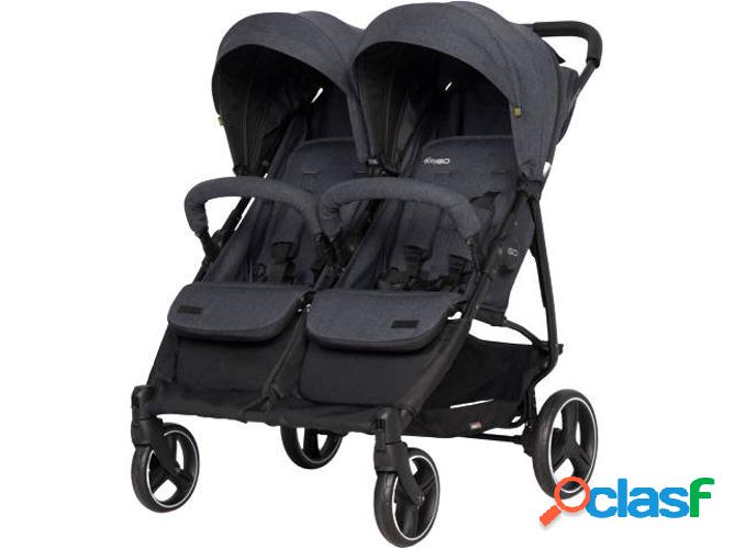 Carrito de Bebé Gemelos EASYGO Domino 2020 Coal
