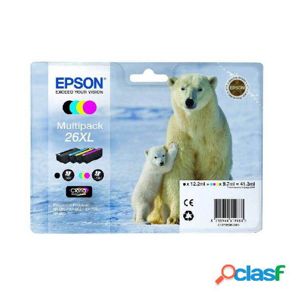 Cartucho de Tinta Original Epson nº26 XL Alta Capacidad