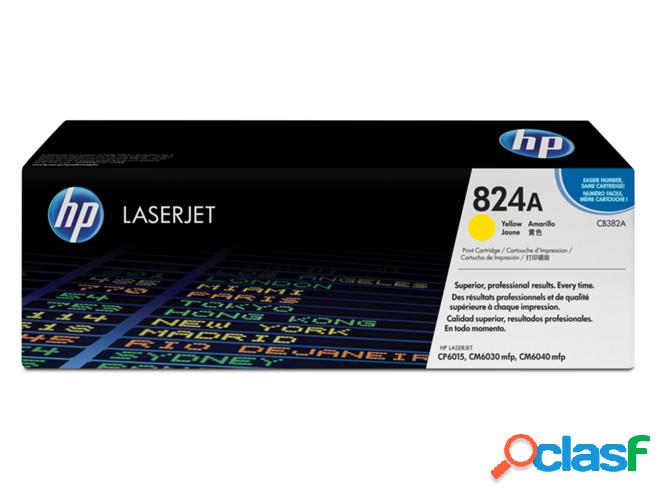 Cartucho de tóner original LaserJet HP 824A amarillo para
