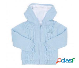 Chaqueta polar bebé azul