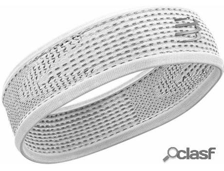 Cinta COMPRESSPORT Pelo Thin Headband On-Off Blanco