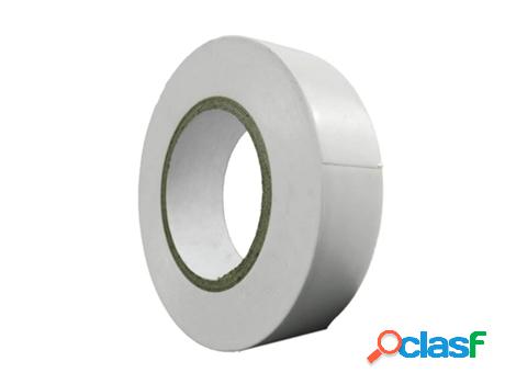 Cinta aislante 10 m. x 19 mm. blanca uso doméstico