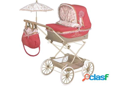Coche de Muñecas DE CUEVAS Martina Plegable Con Sombrilla