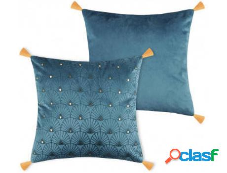 Cojines HOGAR Y MÁS Y Dorado Estelar Fleco Elegante