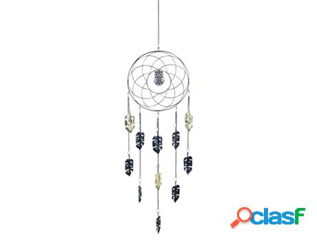 Colgante Búho y Hojas Decoración Colgantes Metal