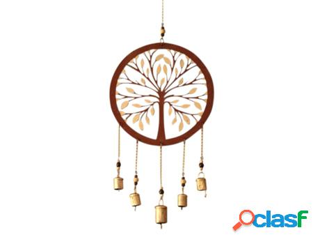 Colgante Árbol de la Vida Marrón de Metal 57*3*26cm