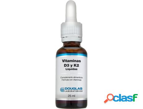 Complemento Alimentar DOUGLAS Vitaminas D3 + Kíquidas