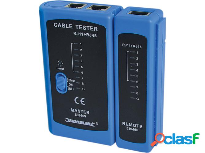 Comprobador de Cables LAN SILVERLINE 539465