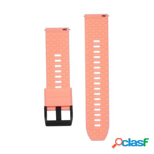Correa de reloj de 22 mm Correa de silicona suave de