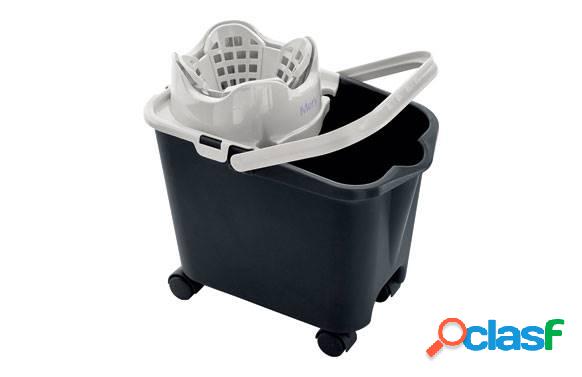 Cubo con escurridor automático Mery 14L con ruedas