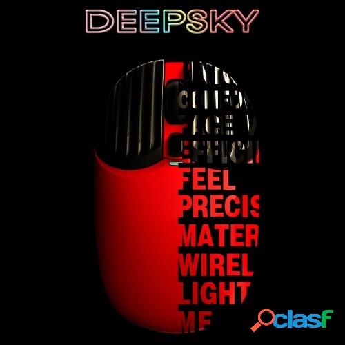 DEEPSKY BG90 Ratón inalámbrico recargable de modo dual