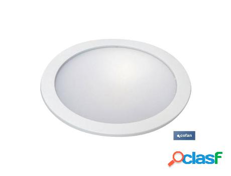 Downlight empotrar blanco 6w ø120 mm