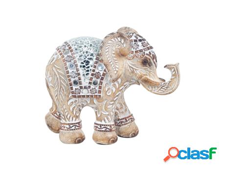 Elefante Pequeño Con Espejos Figuras Africanas Y Elefantes