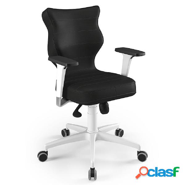 Entelo Silla de oficina ergonómica Perto White Vero 01
