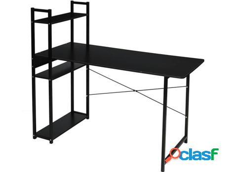 Escritorio INSNA Estudio Negro (120x50x111 cm - Acero y