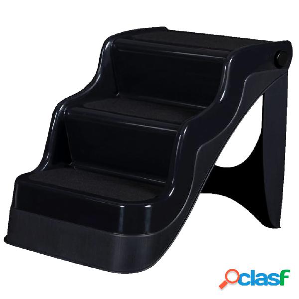 FLAMINGO Escaleras para mascotas Easy-Step negro 516755