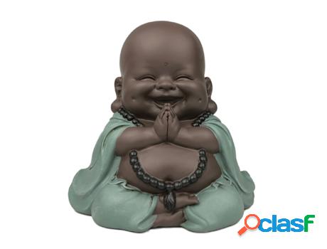 Figura Buda Azul de Resina 19*15*21cm Figura de Buda