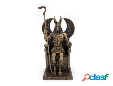 Figura De Resina Dios Anubis Figuras Bronce Colección
