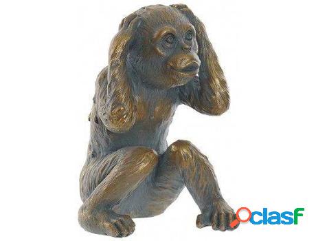 Figura HOGAR Y MÁS Mono Decorativa Vintage De Resina Mono