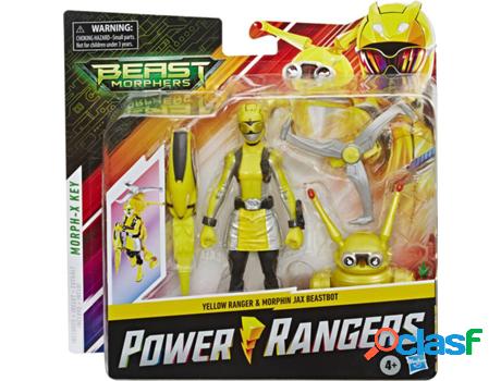 Figura de Acción POWER RANGERS Yellow Ranger y Morphin Jax