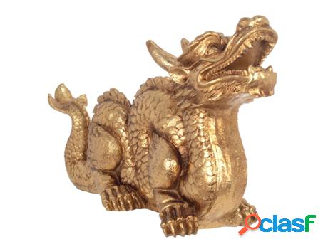 Figura de Animal Dorado de Resina 38*20*71cm