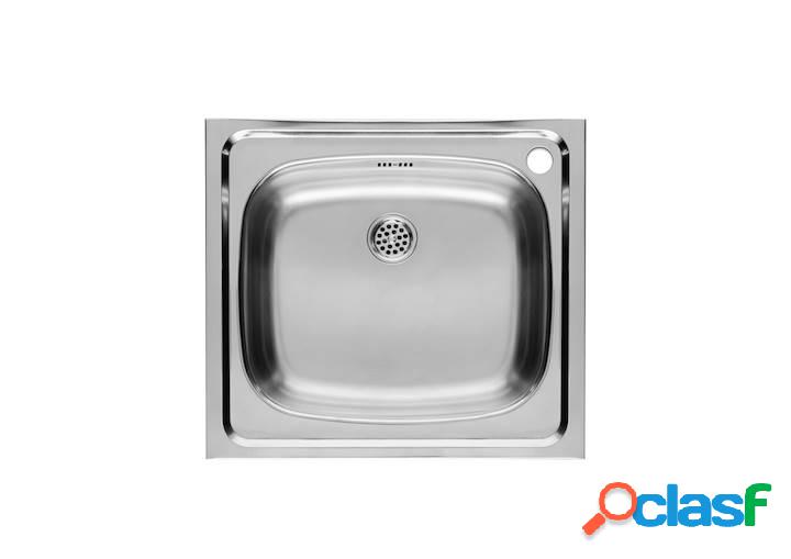 Fregadero de 1 cubeta de acero inoxidable Roca J