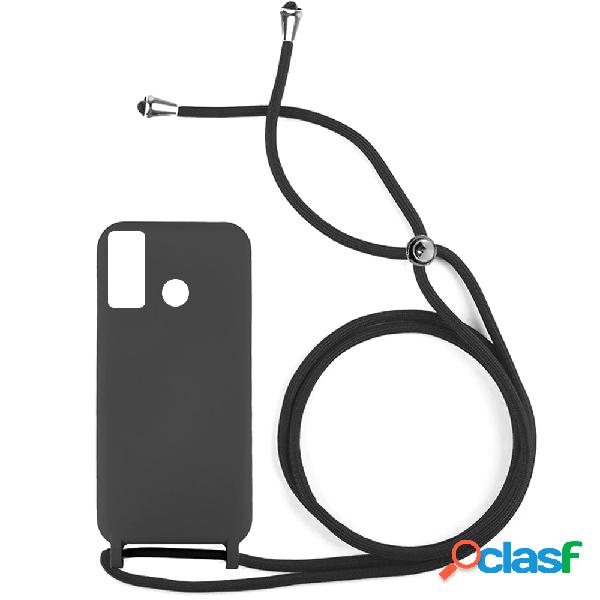 Funda ACCETEL para Huawei P Smart 2020 Gel con Cordón Negro