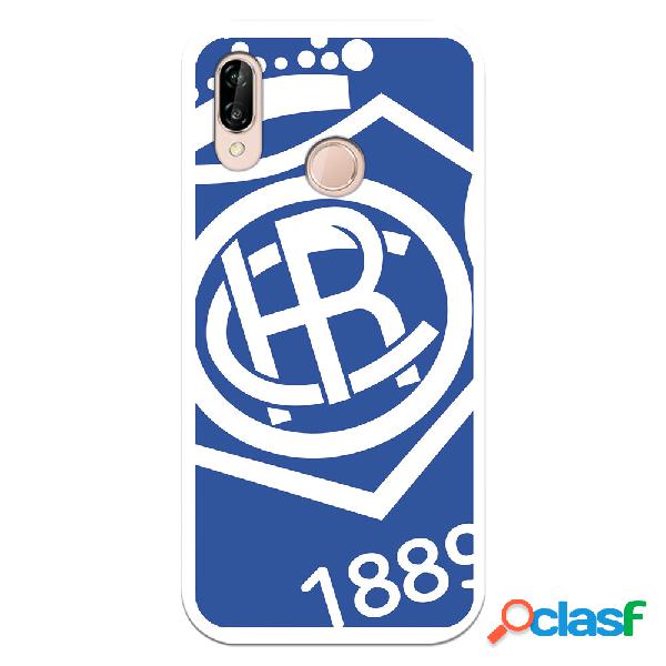 Funda para Huawei P20 Lite del Recre Escudo Fondo azul -