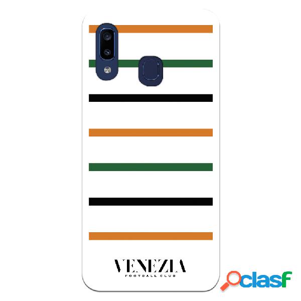 Funda para Samsung Galaxy A20E del Venezia Fondo Blanco
