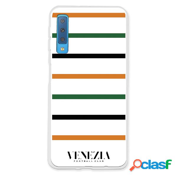 Funda para Samsung Galaxy A7 2018 del Venezia Fondo Blanco