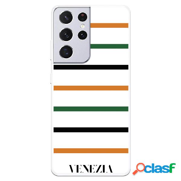 Funda para Samsung Galaxy S21 Ultra del Venezia Fondo Blanco