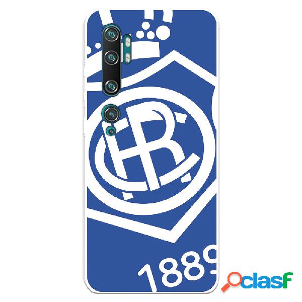 Funda para Xiaomi Mi Note 10 Pro del Recre Escudo Fondo azul