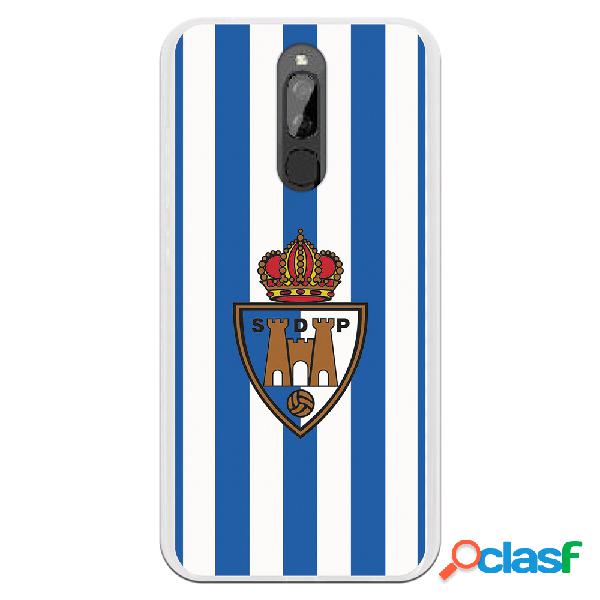 Funda para Xiaomi Redmi 8 del Ponferradina rayas azules y