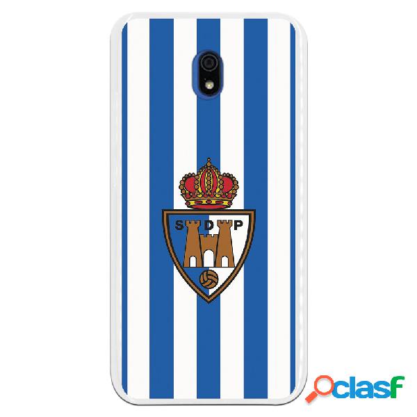 Funda para Xiaomi Redmi 8A del Ponferradina rayas azules y