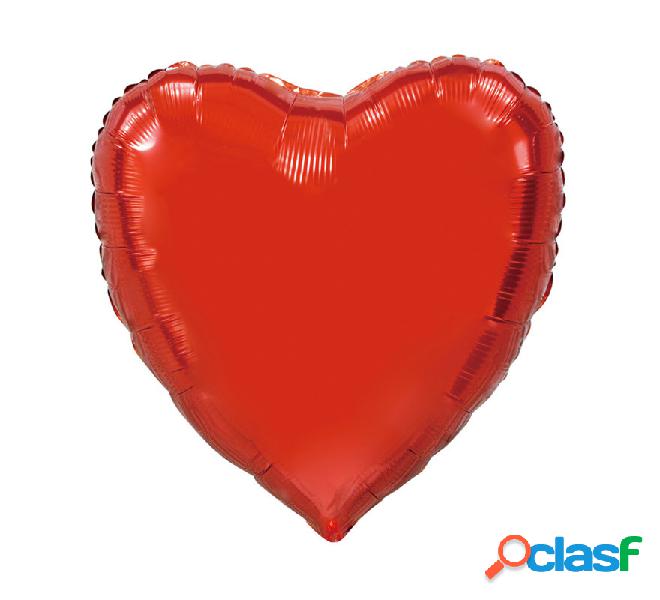 Globo de Foil XL Corazón Rojo de 92 cm