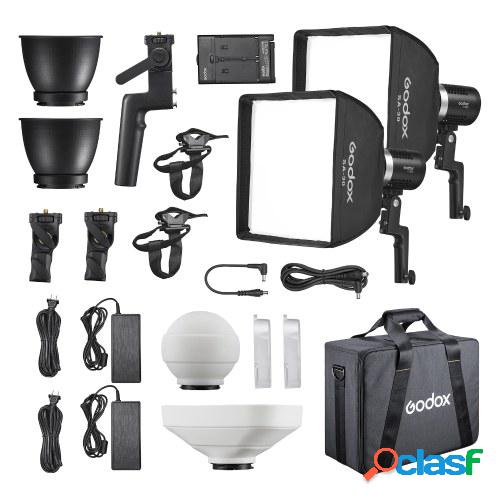 Godox ML30Bi-K2 Kit de 2 luces Luz de video LED de estudio