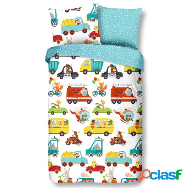 Good Morning Funda edredón infantil TRAFFIC 140x200/220 cm