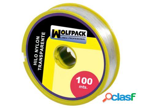 Hilo nylon transparente 0.7 mm. rollo 100 m.