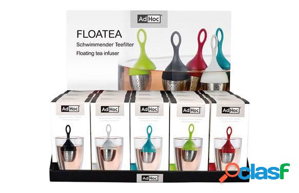 Infusor de te en forma de huevo. surtido de colores