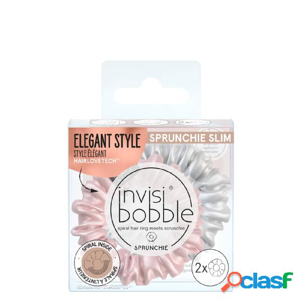 Invisibobble Sprunchie Slim x2-Bella Chrome