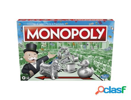 Juego de Mesa MONOPOLY Clásico en Portugués (Edad Mínima: