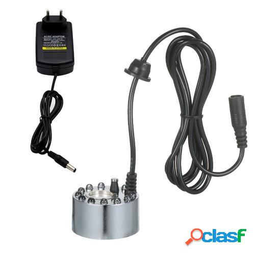KKmoon 24V 24W Ultrasonic Mist Maker con 12 lámparas LED