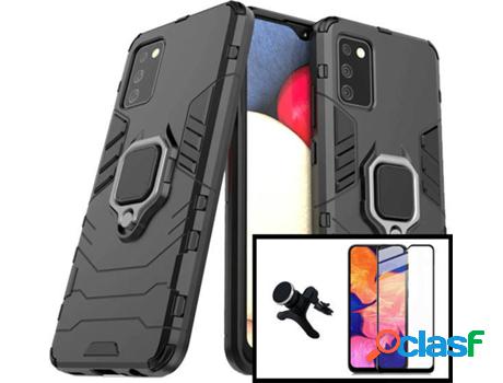 Kit Carcasa, Protector Cristal 5D Y Soporte Samsung Galaxy
