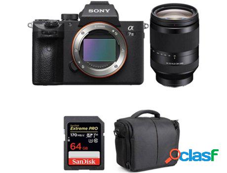 Kit Cámara Mirrorless, Objectivo y Accesorios SONY ALPHA 7