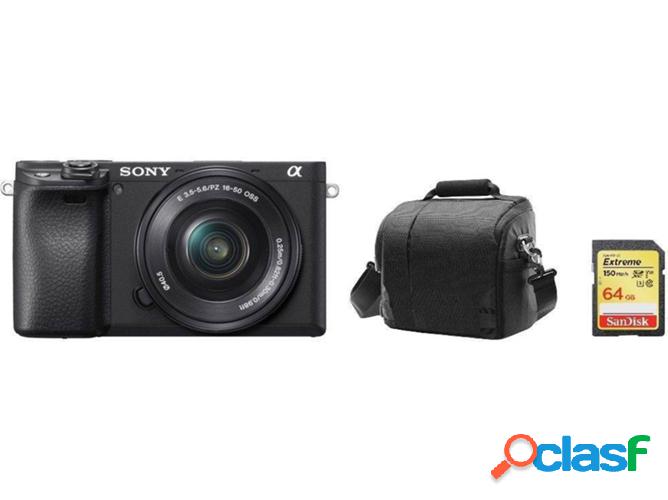 Kit Cámara Mirrorless SONY A6400 16-50mm F3.5-5.6 OSS +