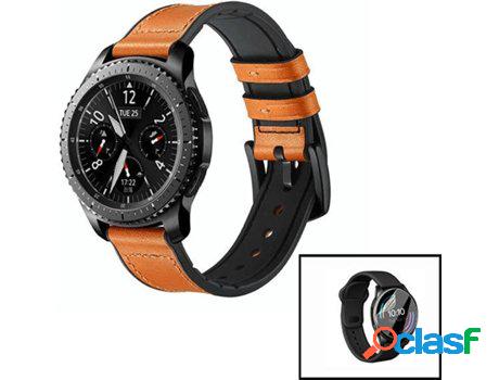 Kit Correa Premium Siliconleather y Protector de Gel Huawei