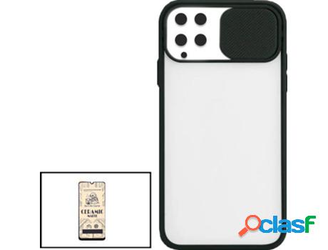 Kit Funda Slide Window Anti Choque Frosted y Cristal
