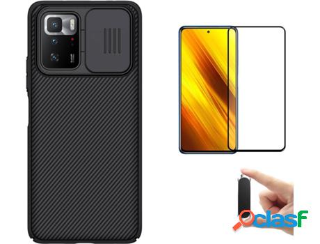 Kit Protector Xiaomi Poco X3 GT ANTIIMPACTO Funda Nillkin