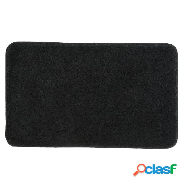 Kleine Wolke Alfombra de baño Relax negro 60x100 cm